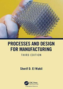 portada Processes and Design for Manufacturing, Third Edition (en Inglés)