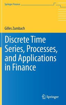 portada discrete time series, processes, and applications in finance (en Inglés)
