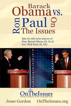 portada ron paul vs. barack obama on the issues (en Inglés)