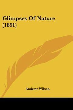 portada glimpses of nature (1891) (en Inglés)