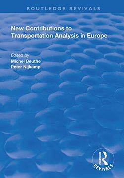portada New Contributions to Transportation Analysis in Europe (en Inglés)