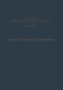 portada Drugs Affecting Lipid Metabolism: Proceedings of the Third International Symposium on Drugs Affecting Lipid Metabolism, Held in Milan, Italy, Septembe (in English)