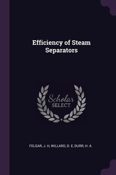 portada Efficiency of Steam Separators (en Inglés)