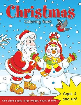 portada Christmas Coloring Book for Kids Ages 4-8! (en Inglés)