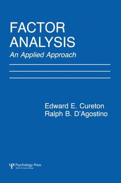 portada Factor Analysis: An Applied Approach (en Inglés)