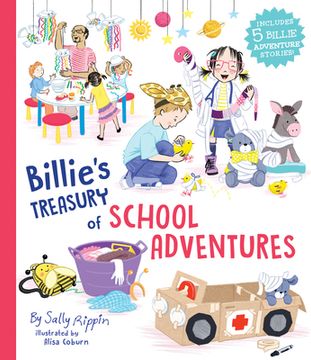 portada Billie's Treasury of School Adventures (en Inglés)
