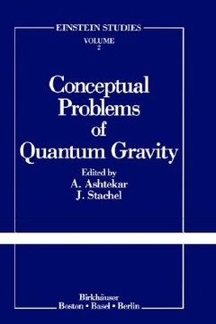 portada conceptual problems of quantum gravity (en Inglés)