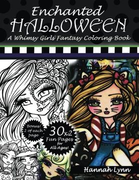 portada Enchanted Halloween: A Whimsy Girls Fantasy Coloring Book