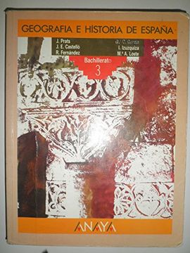 portada Geografia e Historia de España, 3 bup
