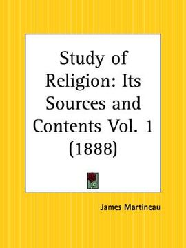 portada study of religion: its sources and contents part 1 (en Inglés)