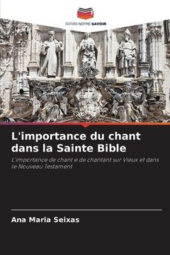 portada L'importance du chant dans la Sainte Bible (en Francés)