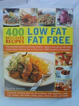 portada 400 Best-Ever low fat and fat Free Recipes (en Inglés)