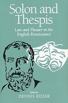 portada Solon and Thespis: Law and Theater in the English Renaissance (en Inglés)