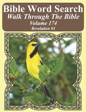 portada Bible Word Search Walk Through The Bible Volume 174: Revelation #3 Extra Large Print (en Inglés)