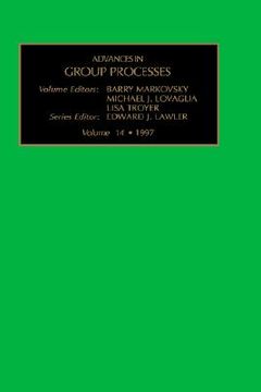 portada advances in group processes: vol 14 (en Inglés)