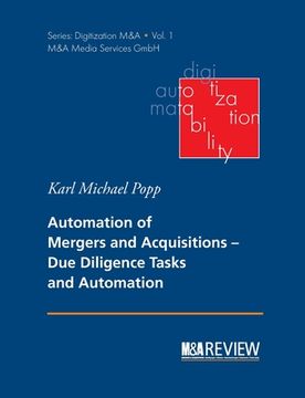 portada Automation of Mergers and Acquisitions: Due Diligence Tasks and Automation 