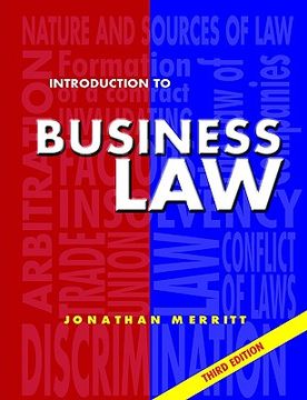 portada introduction to business law 3rd ed: third edition (in English)