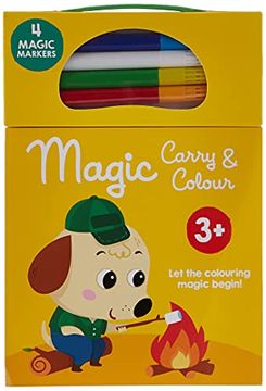 portada Magic Carry & Colour: 3+ Yellow Cover dog (in English)