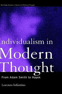 portada individualism in modern thought (en Inglés)