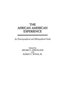 portada The African American Experience: An Historiographical and Bibliographical Guide 
