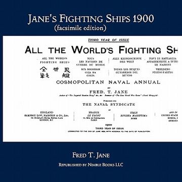 portada jane's fighting ships 1900 (facsimile edition) (en Inglés)