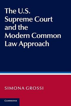 portada The us Supreme Court and the Modern Common law Approach (en Inglés)