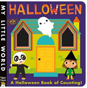 portada Halloween: A Peek-Through Halloween Book of Counting (my Little World) (en Inglés)