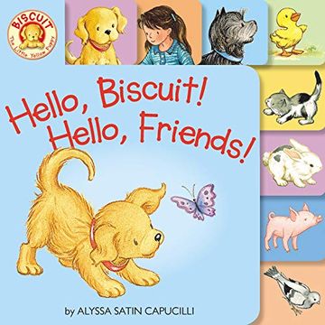 portada Hello, Biscuit! Hello, Friends! Tabbed Board Book (in English)
