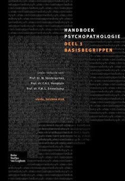 portada Handboek Psychopathologie