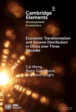 portada Economic Transformation and Income Distribution in China Over Three Decades (en Inglés)
