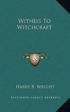 portada witness to witchcraft (in English)