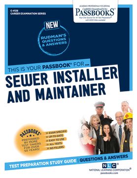 portada Sewer Installer and Maintainer (C-4128): Passbooks Study Guide Volume 4128 (en Inglés)