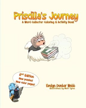 portada Priscilla's Journey: A Word Collector Coloring & Activity Book (en Inglés)