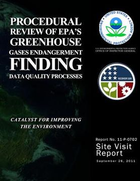 portada Procedural Review of EPA's Greenhouse Gases Endangerment Finding Data Quality Processes (in English)