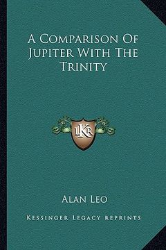 portada a comparison of jupiter with the trinity (en Inglés)