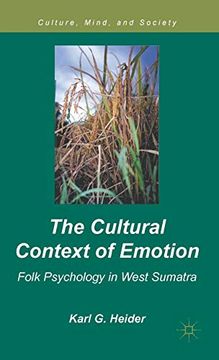 portada The Cultural Context of Emotion (en Inglés)