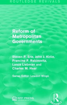 portada Reform of Metropolitan Governments (en Inglés)