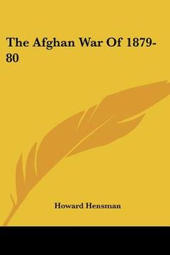 portada the afghan war of 1879-80 (en Inglés)