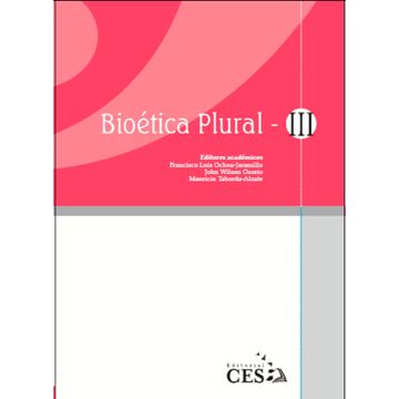 portada BIOÉTICA PLURAL III (in Spanish)
