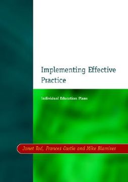 portada individual education plans implementing effective practice (in English)