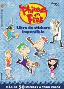 portada Phineas y Ferb - Libro de Stickers Imperdible
