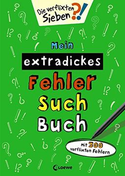 portada Mein Extradickes Fehler-Such-Buch (Grün) (en Alemán)