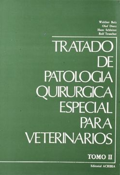 portada tratado de patología quirúrgica especial para veterinarios. tomo ii