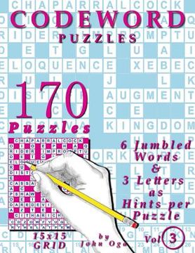 portada Codeword Puzzles: 170 Puzzles, Volume 3 (en Inglés)