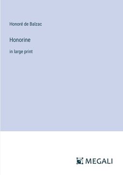 portada Honorine: in large print