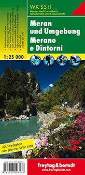 portada Wk S511 Merano and the Surrounding Area, Hiking map 1: 25,000 (English, German and Italian Edition)