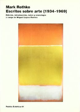 portada Escritos Sobre Arte (1934-1969)