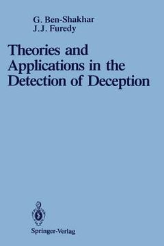 portada theories and applications in the detection of deception: a psychophysiological and international perspective (en Inglés)