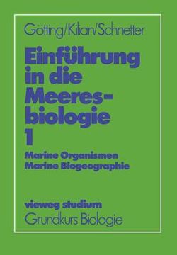 portada Einführung in Die Meeresbiologie 1: Marine Organismen -- Marine Biogeographie (in German)