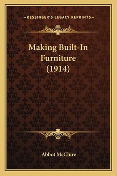 portada making built-in furniture (1914) (en Inglés)